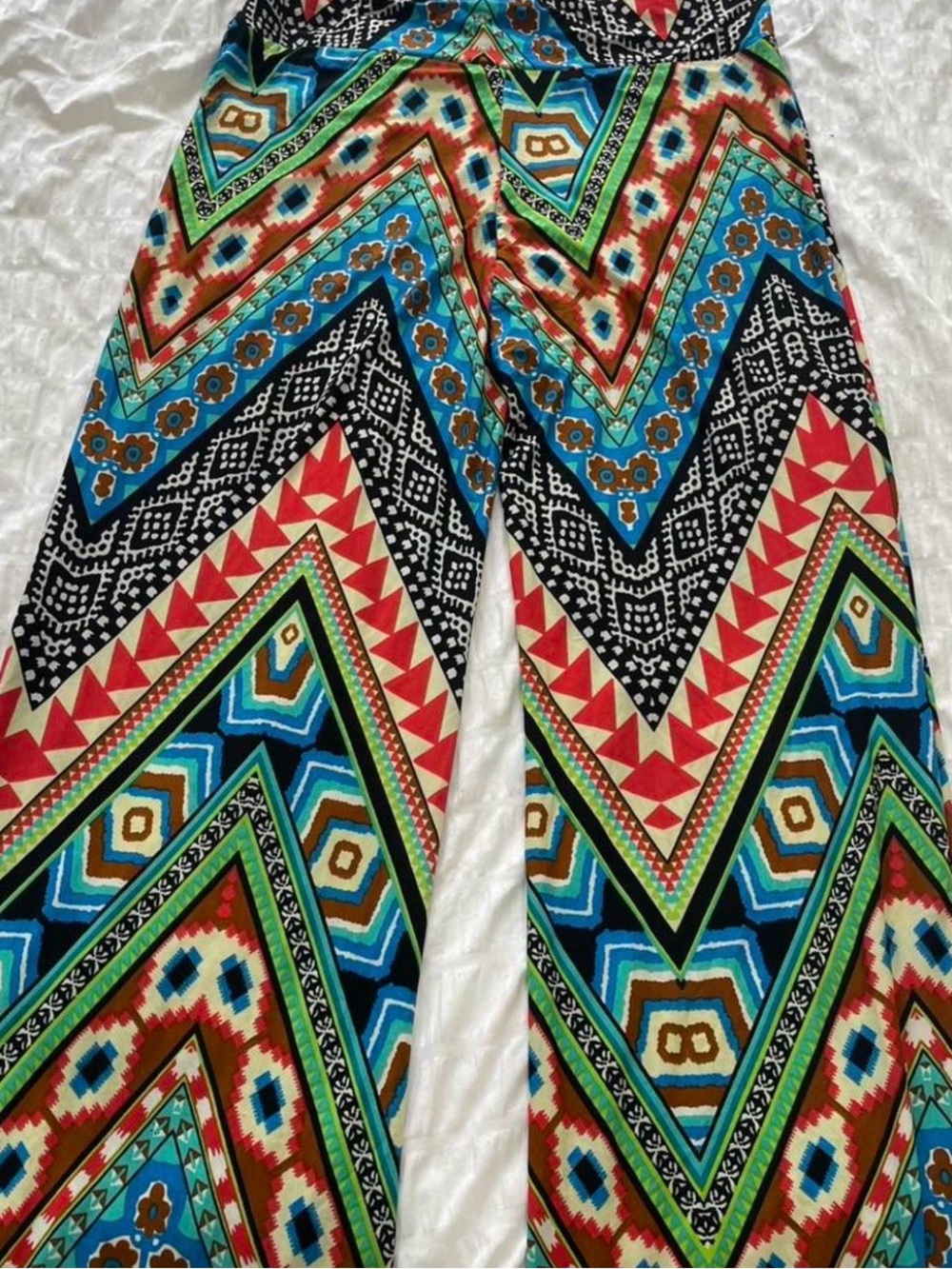 WinWin Multicolor Geometric Palazzo Pants